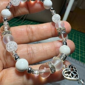 Homemade by Me. Gemstone bracelets